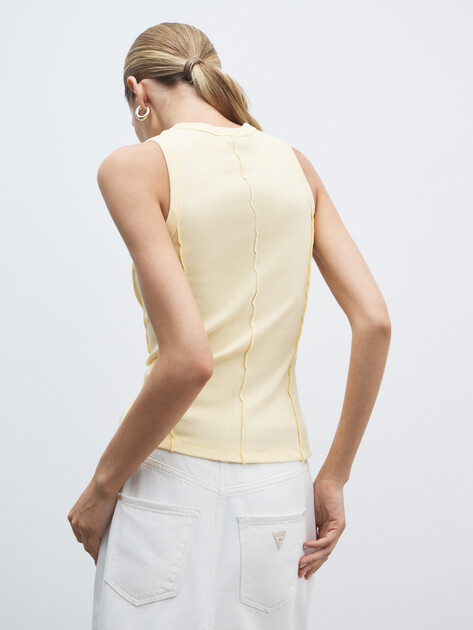 Женская майка MAISON DAVID, Артикул MAUDE-HJ, сливочный | 4774962. Ракурс 4 Женская майка MAISON DAVID, Артикул MAUDE-HJ, сливочный | 4774962. Ракурс 4