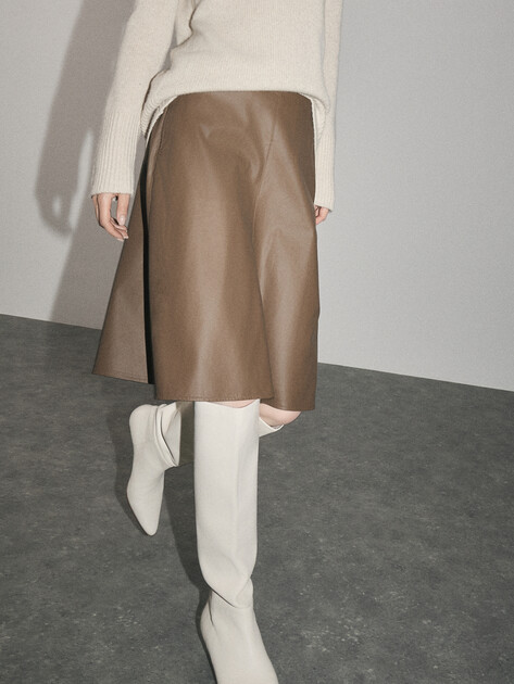 Юбка мини MAISON DAVID, Артикул NINA_0705DR, коричневый | 4776418. Ракурс 5