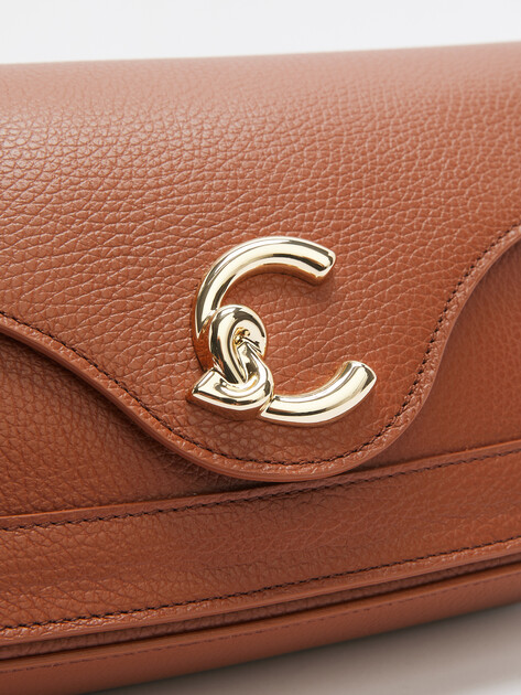 Женская сумка  COCCINELLE HANDBAG GRAINED LEATHER / COGN, Артикул E1 SSL 12 03 01, светло-коричневый | 4776835. Ракурс 3