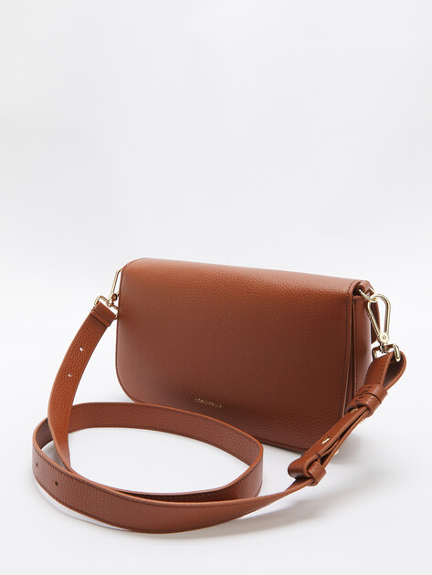 Женская сумка  COCCINELLE HANDBAG GRAINED LEATHER / COGN, Артикул E1 SSL 12 03 01, светло-коричневый | 4776835. Ракурс 4