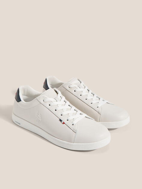 Мужские кеды U.S.POLO ASSN. FRANCO, Артикул 102065912, молочно-белый | 4777862. Ракурс 2