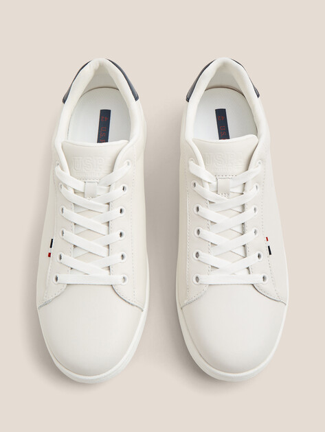 Мужские кеды U.S.POLO ASSN. FRANCO, Артикул 102065912, молочно-белый | 4777862. Ракурс 4