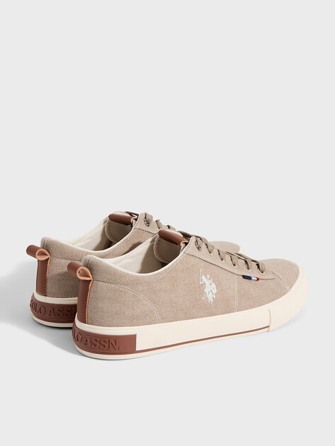 Мужские кеды U.S.POLO ASSN. FRANK, Артикул 102065915, серо-бежевый | 4777886. Ракурс 5