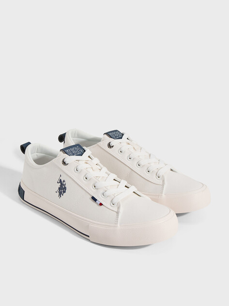Мужские кеды U.S.POLO ASSN. FRANK, Артикул 102065916, белый | 4777894. Ракурс 2