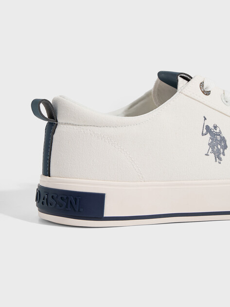 Мужские кеды U.S.POLO ASSN. FRANK, Артикул 102065916, белый | 4777894. Ракурс 3