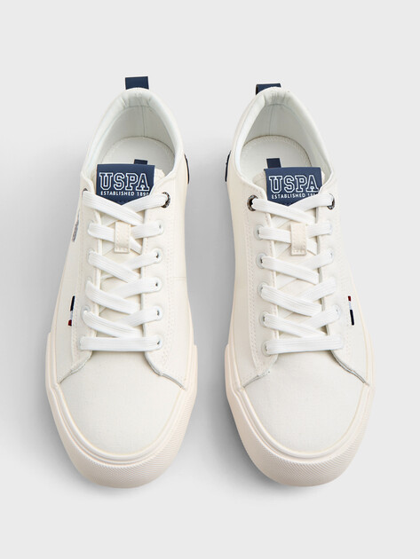 Мужские кеды U.S.POLO ASSN. FRANK, Артикул 102065916, белый | 4777894. Ракурс 4