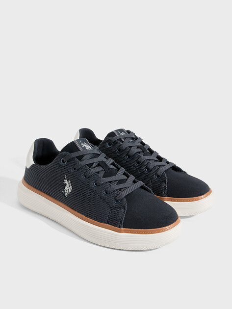 Мужские кеды U.S.POLO ASSN. JEMY GLB 6FX, Артикул 102065833, серо-синий | 4777910. Ракурс 2