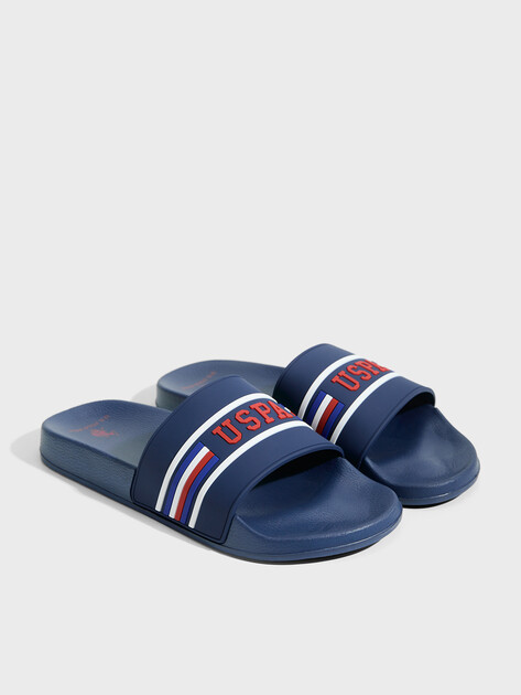 Мужские сланцы U.S.POLO ASSN. LEON, Артикул 102065996, синий | 4777974. Ракурс 2