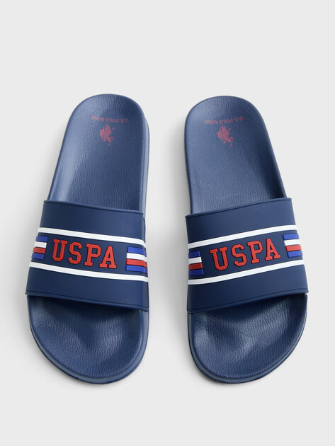 Мужские сланцы U.S.POLO ASSN. LEON, Артикул 102065996, синий | 4777974. Ракурс 4