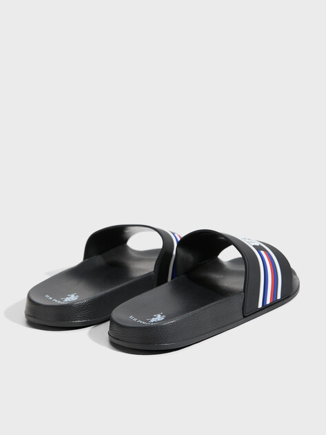 Мужские сланцы U.S.POLO ASSN. LEON, Артикул 102065999, черный | 4777982. Ракурс 5