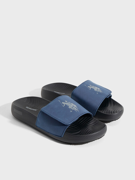 Мужские сланцы U.S.POLO ASSN. LEVOR GLB 6FX, Артикул 102066005, синий | 4778014. Ракурс 2