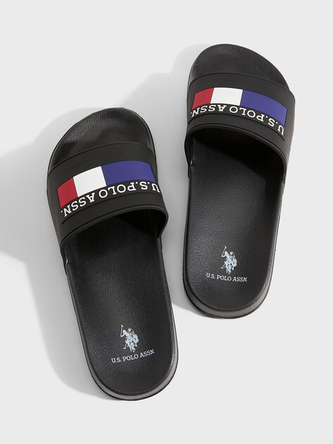 Мужские сланцы U.S.POLO ASSN. NICO, Артикул 102066015, черный | 4778062. Ракурс 5