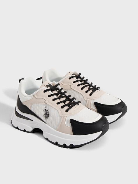 Женские кроссовки U.S.POLO ASSN. LEAH, Артикул 102063960, белый | 4778553. Ракурс 2