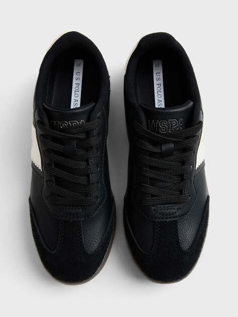 Женские кеды U.S.POLO ASSN. SANDRA GLB 6FX, Артикул 102064008, черный | 4778742. Ракурс 4