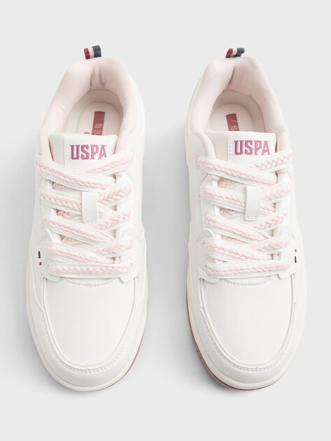 Женские кеды U.S.POLO ASSN. ZELDA, Артикул 102064018, белый | 4778840. Ракурс 4 Женские кеды U.S.POLO ASSN. ZELDA, Артикул 102064018, белый | 4778840. Ракурс 4