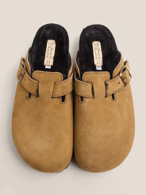 Мужские шлепанцы LA MAISON DE L'ESPADRILLE, Артикул 7910, светлый хаки | 4784223. Ракурс 4