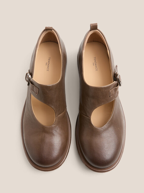 Женские туфли мэри-джейн TENDANCE, Артикул GLC9772-04, зеленовато-коричневый | 4784812. Ракурс 4
