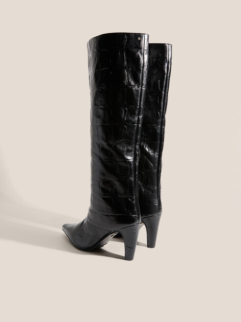 Женские сапоги BRONX low-jadey, Артикул 14409-WE, черный | 4787976. Ракурс 5