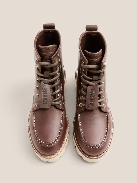 Женские ботинки BRONX reav-y, Артикул 47637-H, темно-коричневый | 4788090. Ракурс 4
