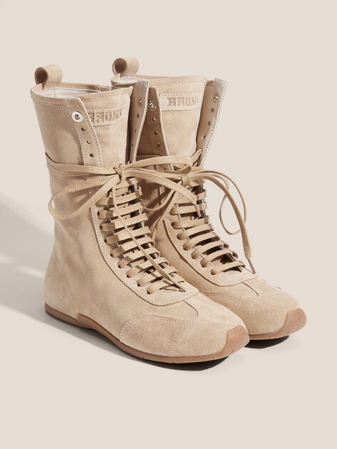 Женские полусапоги BRONX myr-aa, Артикул 47639-C, пыльно-бежевый | 4788099. Ракурс 2