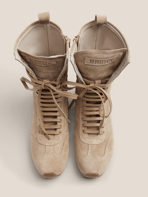 Женские полусапоги BRONX myr-aa, Артикул 47639-C, пыльно-бежевый | 4788099. Ракурс 4
