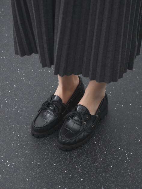 Женские топсайдеры BRONX sie-nna, Артикул 66548-WE, черный | 4788218. Ракурс 6