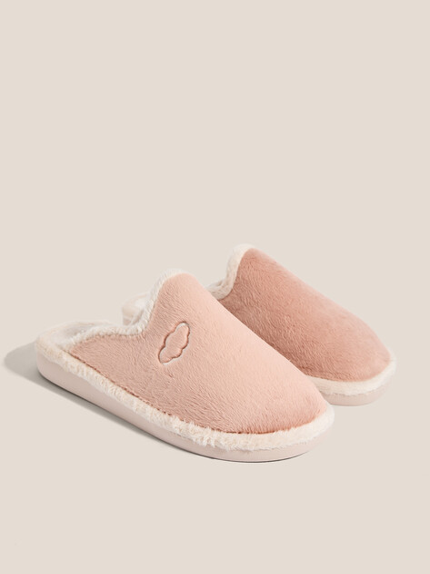Женская домашняя обувь LA MAISON DE L'ESPADRILLE, Артикул 9060, пыльно-розовый | 4789898. Ракурс 2