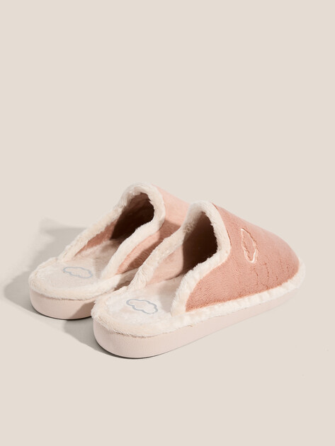 Женская домашняя обувь LA MAISON DE L'ESPADRILLE, Артикул 9060, пыльно-розовый | 4789898. Ракурс 5