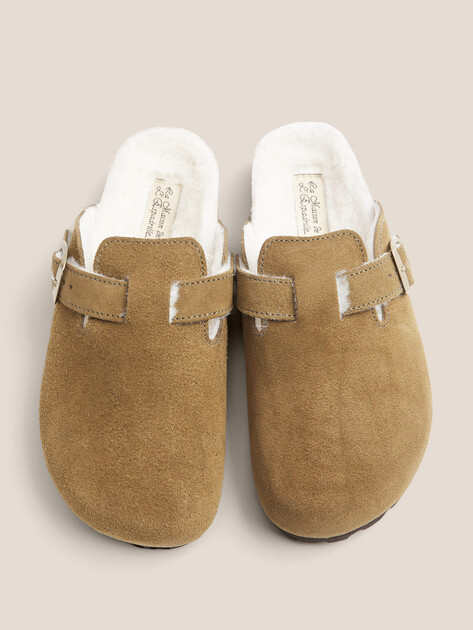 Женские шлепанцы LA MAISON DE L'ESPADRILLE, Артикул 7901, светлый хаки | 4789944. Ракурс 4