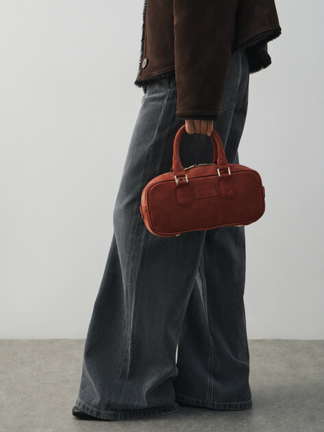 Женская сумка  MAISON DAVID, Артикул JADE, кирпичный | 4792469. Ракурс 5