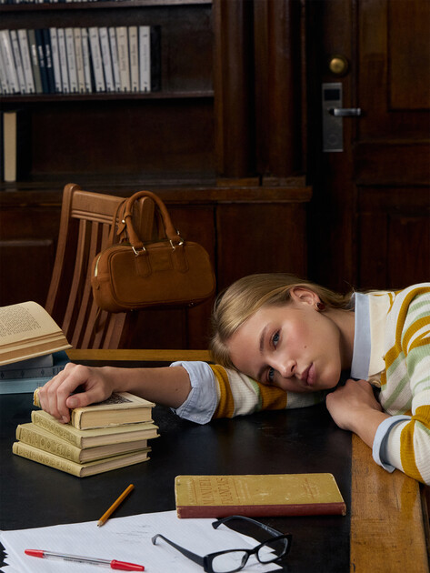 Женская сумка MAISON DAVID, Артикул JADE, коричнево-оранжевый | 4792473. Ракурс 6 Женская сумка MAISON DAVID, Артикул JADE, коричнево-оранжевый | 4792473. Ракурс 6