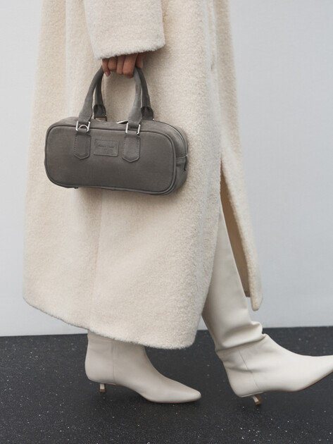 Женская сумка  MAISON DAVID, Артикул JADE, зеленовато-серый | 4792477. Ракурс 5