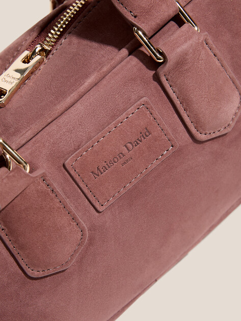 Женская сумка  MAISON DAVID, Артикул JADE, розово-коричневый | 4792485. Ракурс 2