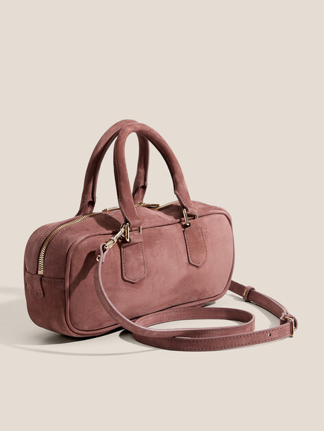 Женская сумка  MAISON DAVID, Артикул JADE, розово-коричневый | 4792485. Ракурс 3