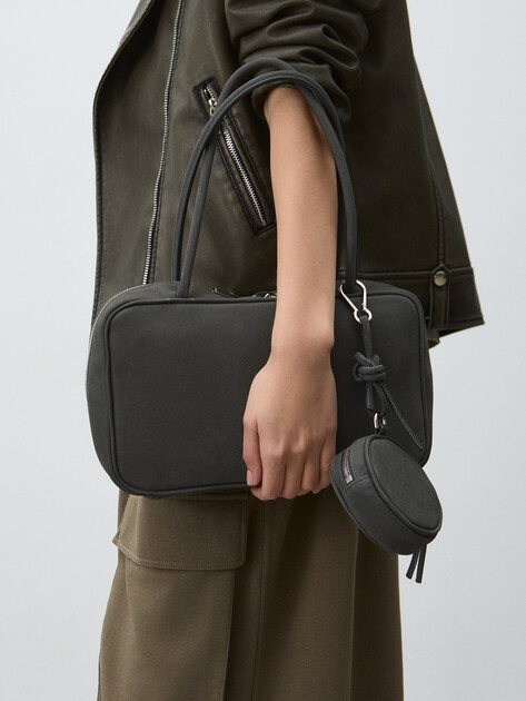 Женская сумка  CALZETTI, Артикул AGATA MINI, темно-серый | 4792782. Ракурс 5