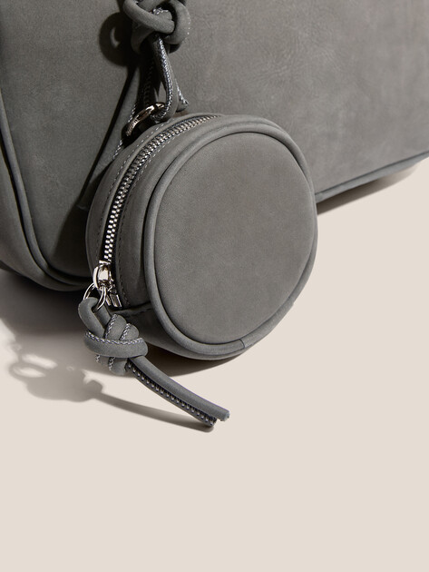 Женская сумка  CALZETTI, Артикул AGATA MINI, темно-серый | 4792782. Ракурс 2
