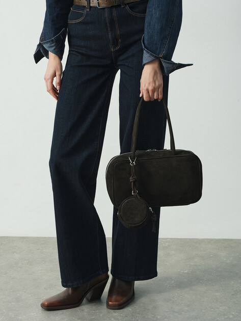 Женская сумка  CALZETTI, Артикул AGATA MINI, темно-коричневый | 4792796. Ракурс 5