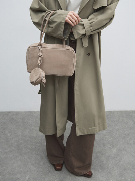 Женская сумка  CALZETTI, Артикул AGATA MINI, пыльно-бежевый | 4792824. Ракурс 5