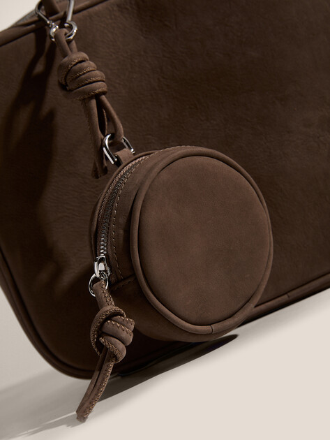 Женская сумка  CALZETTI, Артикул AGATA, серо-коричневый | 4792831. Ракурс 2