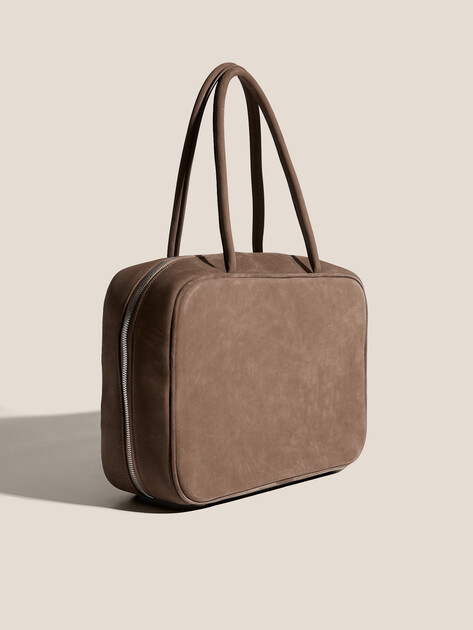 Женская сумка  CALZETTI, Артикул AGATA, серо-коричневый | 4792831. Ракурс 3