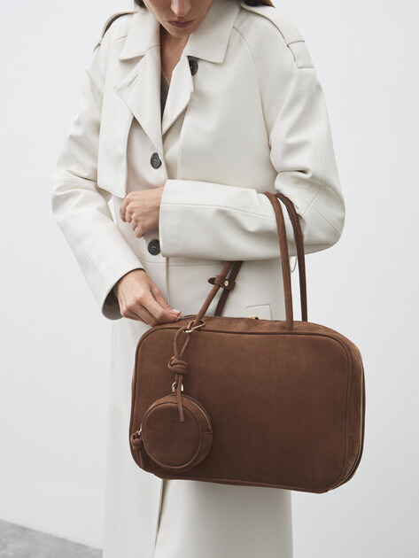 Женская сумка  CALZETTI, Артикул AGATA, бежево-коричневый | 4792843. Ракурс 5
