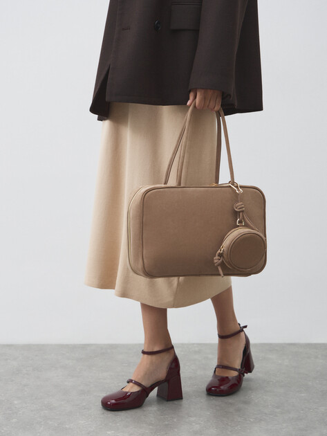 Женская сумка  CALZETTI, Артикул AGATA, бежевый | 4792857. Ракурс 5
