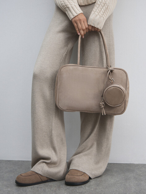 Женская сумка  CALZETTI, Артикул AGATA, пыльно-бежевый | 4792881. Ракурс 5