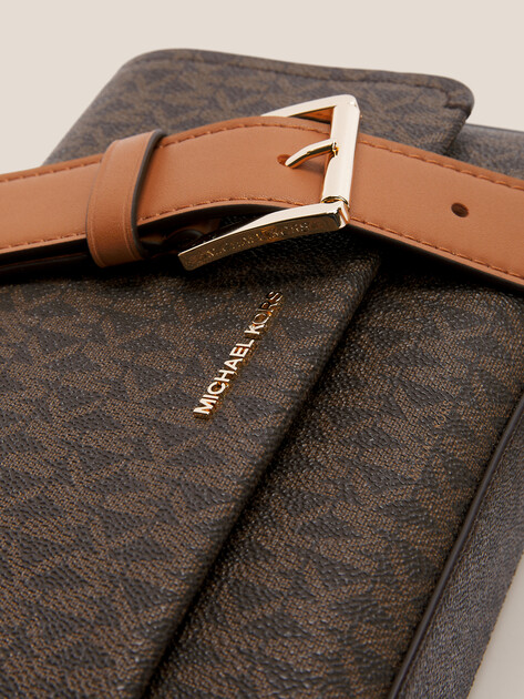 Кросс-боди MICHAEL KORS SM MESSENGER, Артикул 30T5G8ZM1B(K), темно-коричневый | 4795498. Ракурс 2