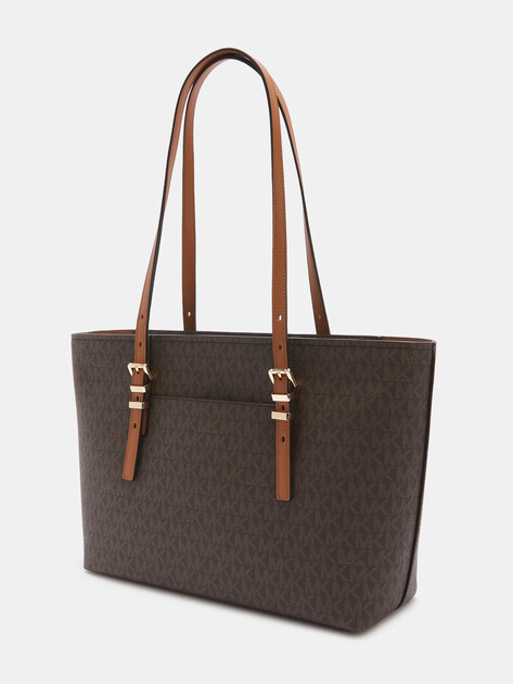 Женский тоут MICHAEL KORS MD EW TZ TOTE, Артикул 30T5GQNT2B(K), темно-коричневый | 4795529. Ракурс 3