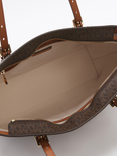 Женский тоут MICHAEL KORS MD EW TZ TOTE, Артикул 30T5GQNT2B(K), темно-коричневый | 4795529. Ракурс 4