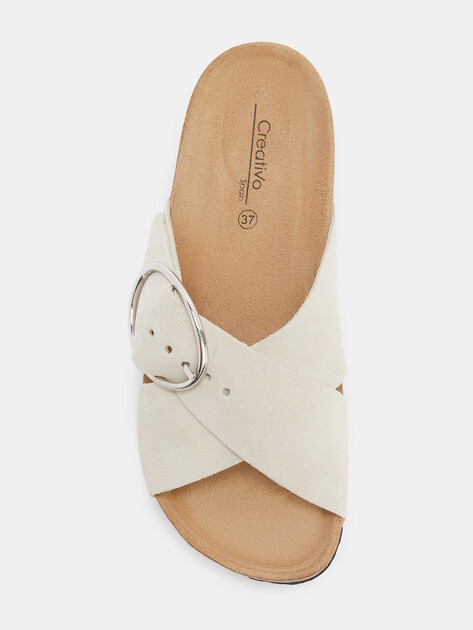 Женские шлепанцы CREATIVO SPAIN, Артикул 8837/510/001, пыльно-бежевый | 4796566. Ракурс 4 Женские шлепанцы CREATIVO SPAIN, Артикул 8837/510/001, пыльно-бежевый | 4796566. Ракурс 4