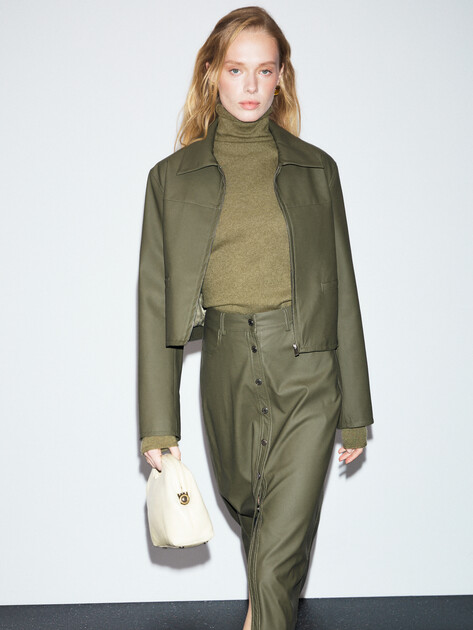 Женская куртка MAISON DAVID, Артикул ROXANE_DR, хаки | 4799640. Ракурс 6