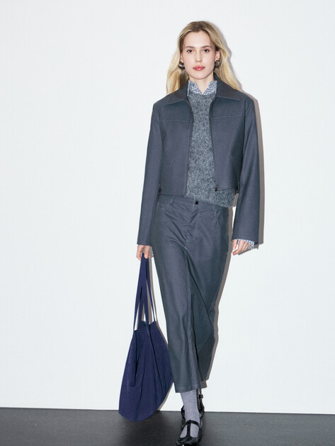 Женская куртка MAISON DAVID, Артикул ROXANE_DR, графитовый | 4799647. Ракурс 5 Женская куртка MAISON DAVID, Артикул ROXANE_DR, графитовый | 4799647. Ракурс 5