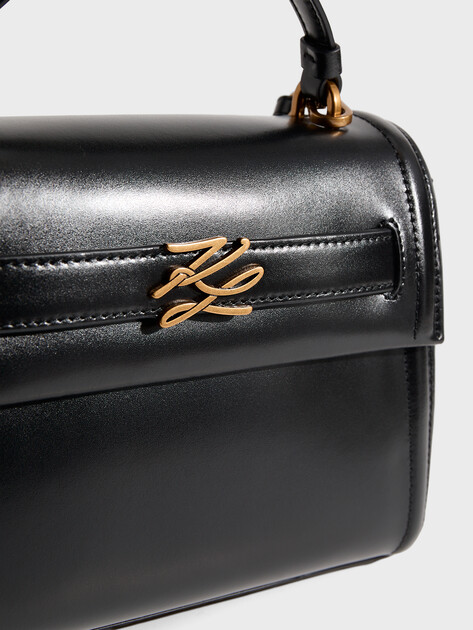 Женская сумка  KARL LAGERFELD k/autograph sm top handle blck, Артикул B1W30291, черный | 4800430. Ракурс 2